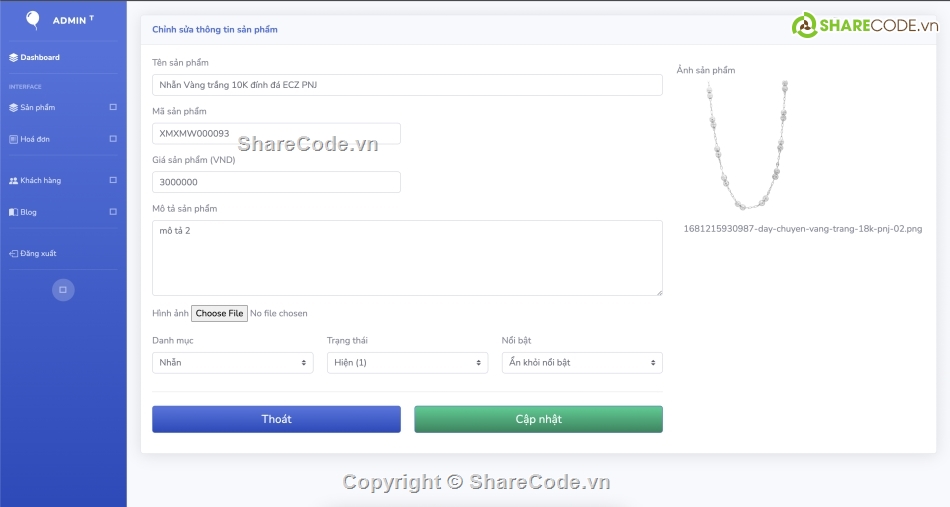 web bán trang sức,code web bán trang sức,web bán trang sức mysql,source bán trang sức,website bán trang sức